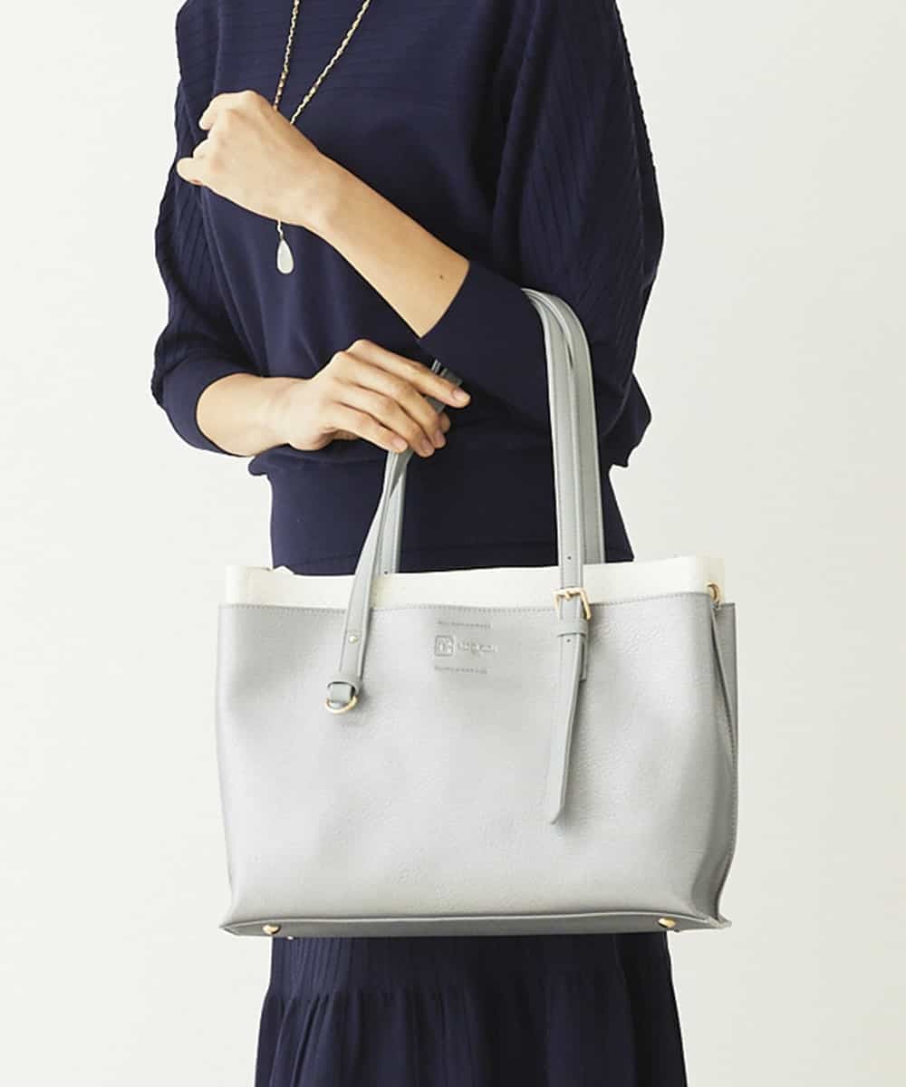 2way 対応 インポーチ付きバイカラートートバッグ トートバッグ Mk Michel Klein Bag Mk ミッシェルクラン バッグ イトキンオンラインストア