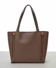 BPBGS31160 MK MICHEL KLEIN BAG(MK ミッシェルクラン バッグ) ［インバッグ付き］パンチングスクエアトートバッグ ベージュ