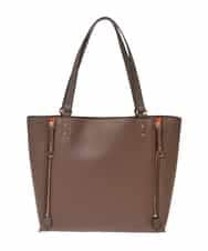 BPBGS31160 MK MICHEL KLEIN BAG(MK ミッシェルクラン バッグ) ［インバッグ付き］パンチングスクエアトートバッグ ベージュ