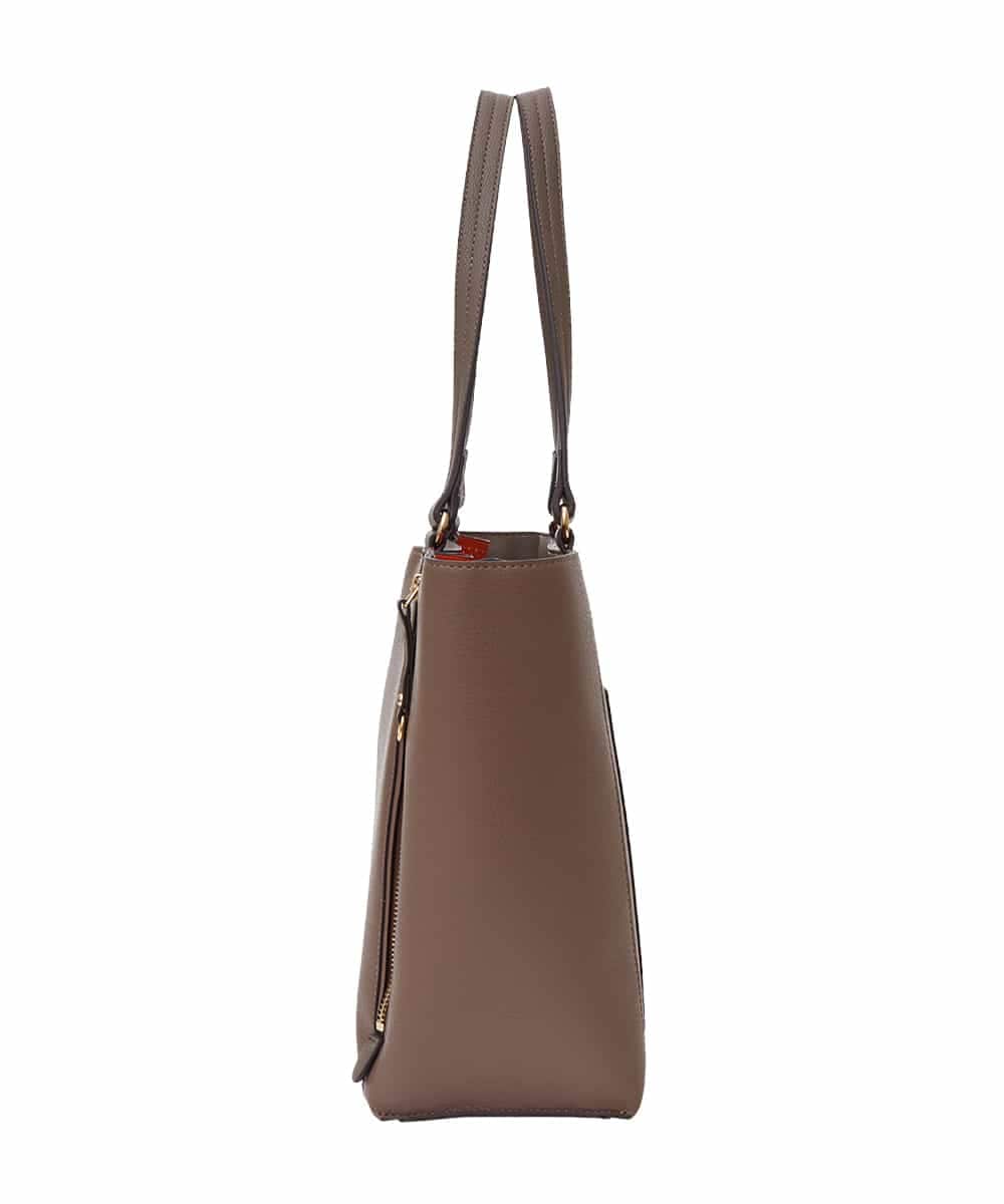BPBGS31160 MK MICHEL KLEIN BAG(MK ミッシェルクラン バッグ) ［インバッグ付き］パンチングスクエアトートバッグ ベージュ