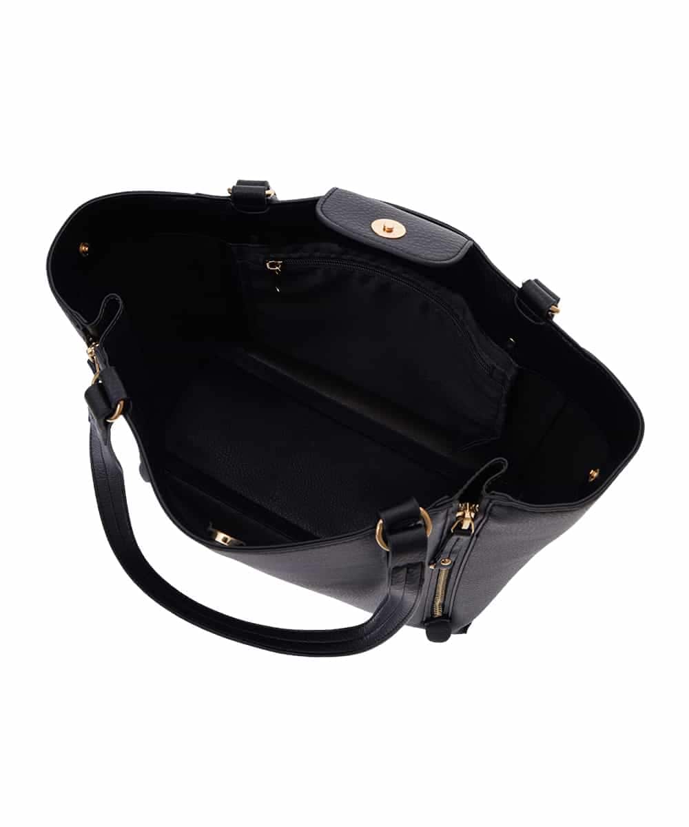 BPBGS31160 MK MICHEL KLEIN BAG(MK ミッシェルクラン バッグ) ［インバッグ付き］パンチングスクエアトートバッグ ベージュ