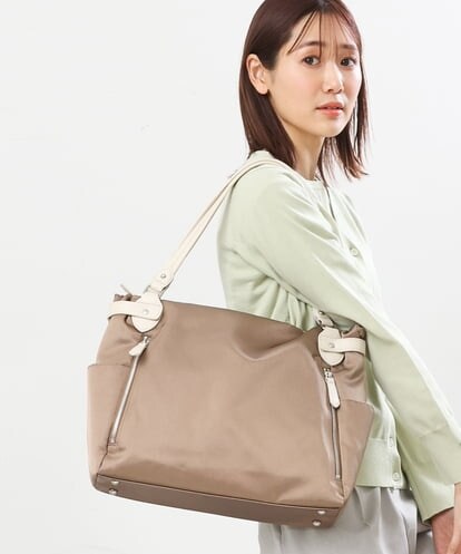 BPBGS33180 MK MICHEL KLEIN BAG 【2WAY】サイドファスナーデザイントートバッグ