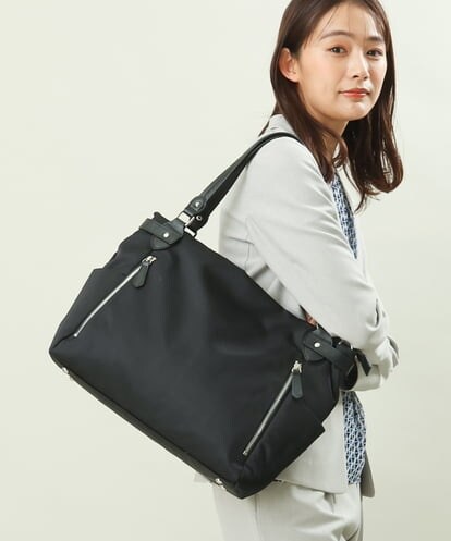 BPBGS33180 MK MICHEL KLEIN BAG 【2WAY】サイドファスナーデザイントートバッグ