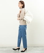 BPBGS39160 MK MICHEL KLEIN BAG(MK ミッシェルクラン バッグ) [A4サイズ対応]パイピングデザインスクエアトートバッグ アイボリー