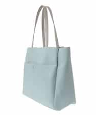 BPBGS62140 MK MICHEL KLEIN BAG(MK ミッシェルクラン バッグ) [A4サイズ対応]フェイクレザーデザイントートバッグ ライトブルー