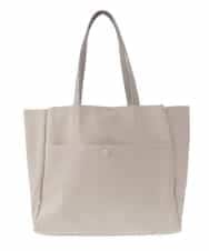 BPBGS62140 MK MICHEL KLEIN BAG(MK ミッシェルクラン バッグ) [A4サイズ対応]フェイクレザーデザイントートバッグ ベージュ