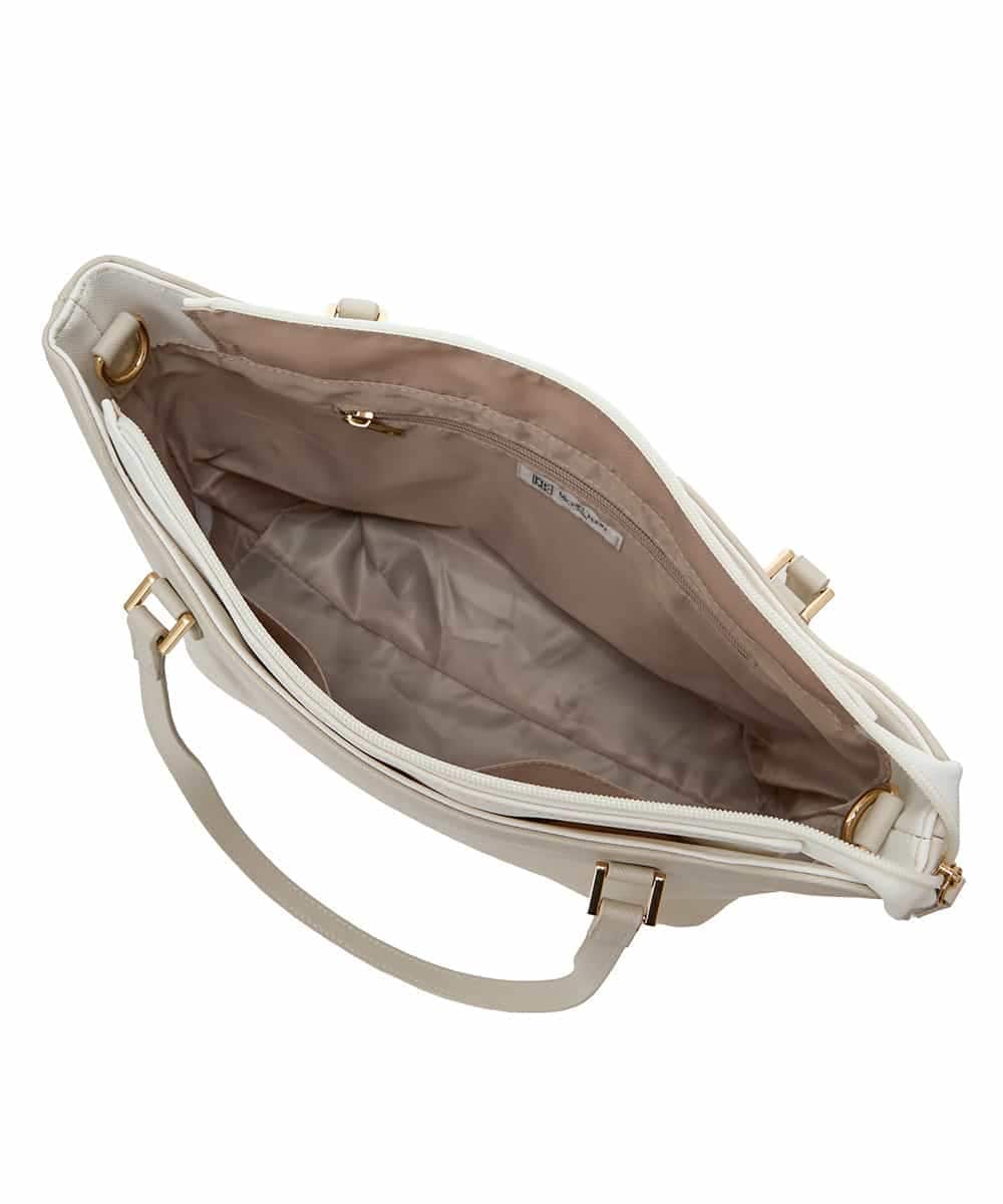 BPBGS63140 MK MICHEL KLEIN BAG(MK ミッシェルクラン バッグ) [2WAY]バイカラーデザイントートバッグ イエロー