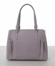 BPBGV31160 MK MICHEL KLEIN BAG(MK ミッシェルクラン バッグ) [2WAY/通勤におすすめ]サイドファスナーエレガントスクエアバッグ ラベンダー