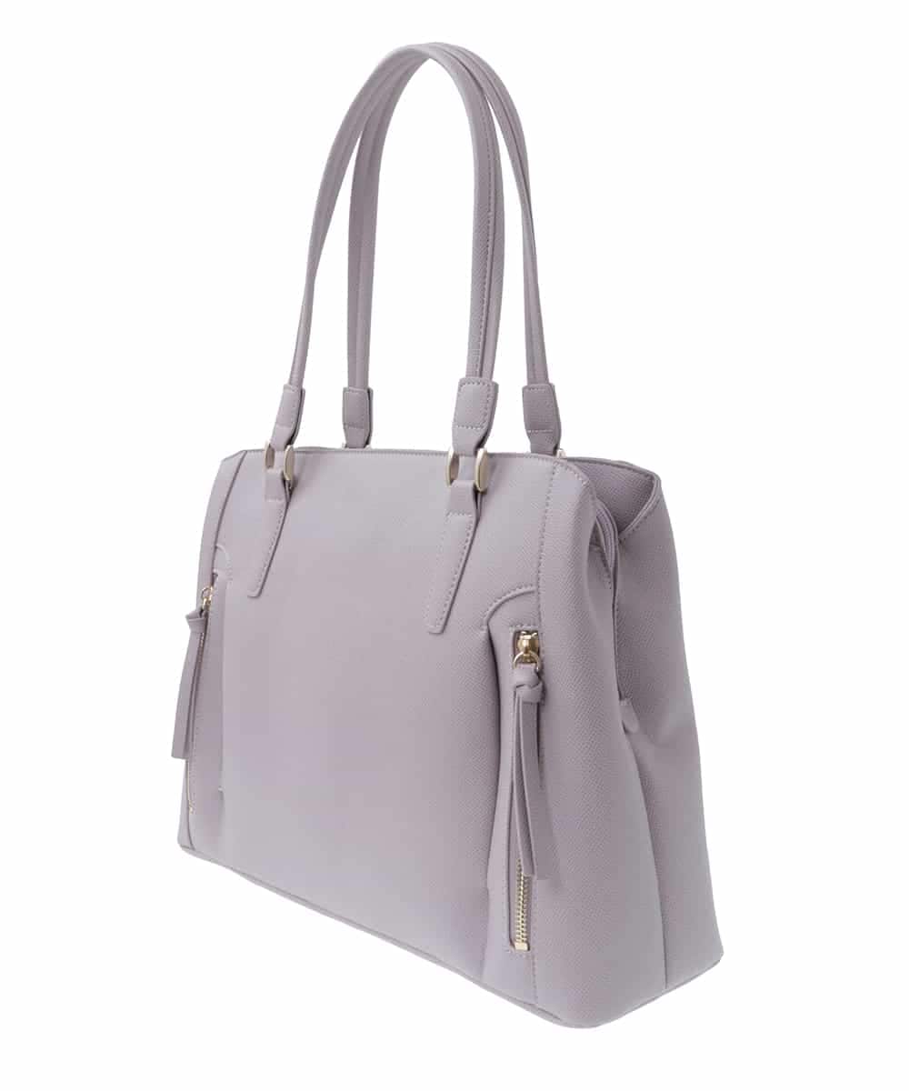 BPBGV31160 MK MICHEL KLEIN BAG(MK ミッシェルクラン バッグ) [2WAY/通勤におすすめ]サイドファスナーエレガントスクエアバッグ ラベンダー