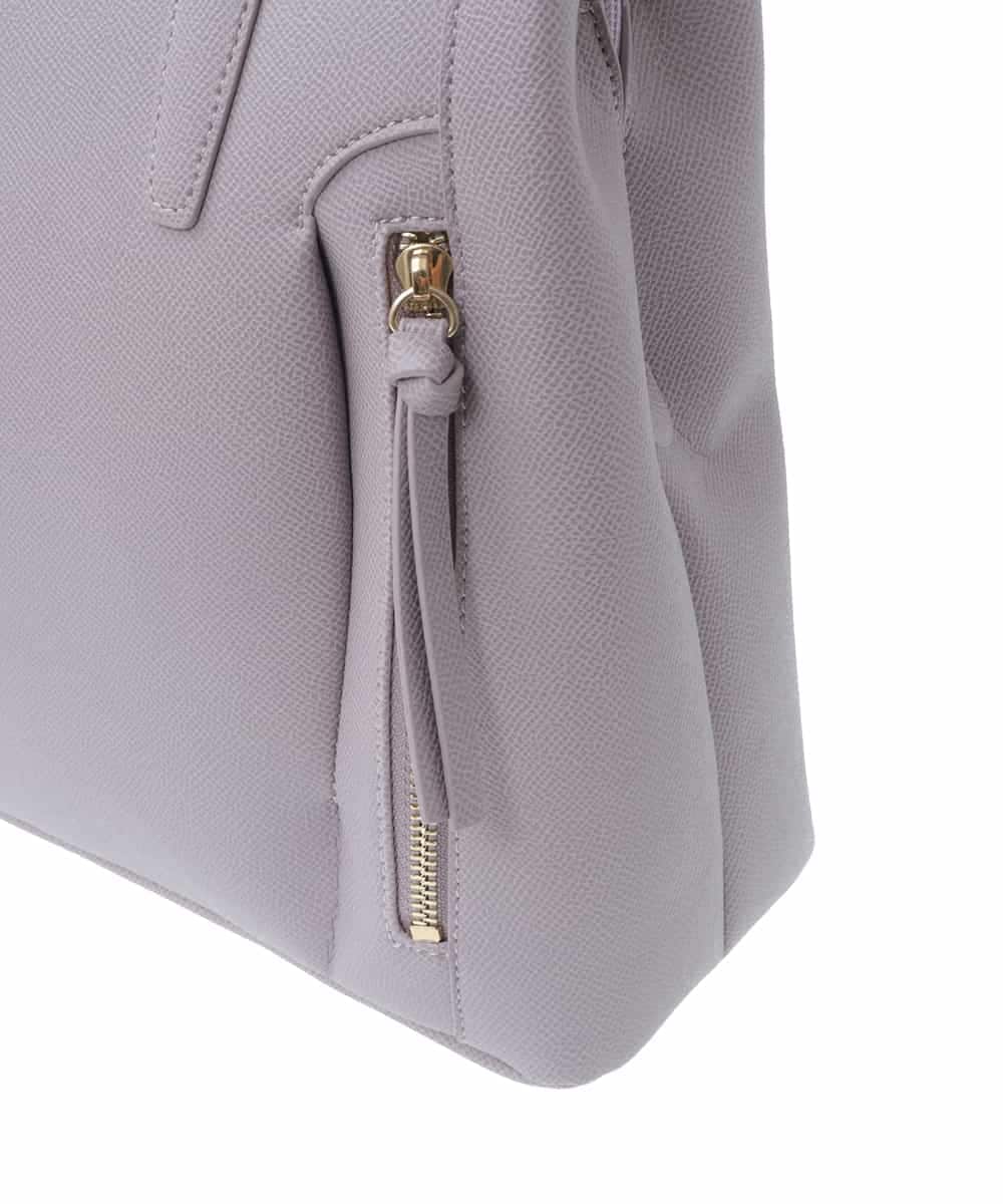 BPBGV31160 MK MICHEL KLEIN BAG(MK ミッシェルクラン バッグ) [2WAY/通勤におすすめ]サイドファスナーエレガントスクエアバッグ ラベンダー
