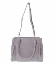 BPBGV31160 MK MICHEL KLEIN BAG(MK ミッシェルクラン バッグ) [2WAY/通勤におすすめ]サイドファスナーエレガントスクエアバッグ ラベンダー
