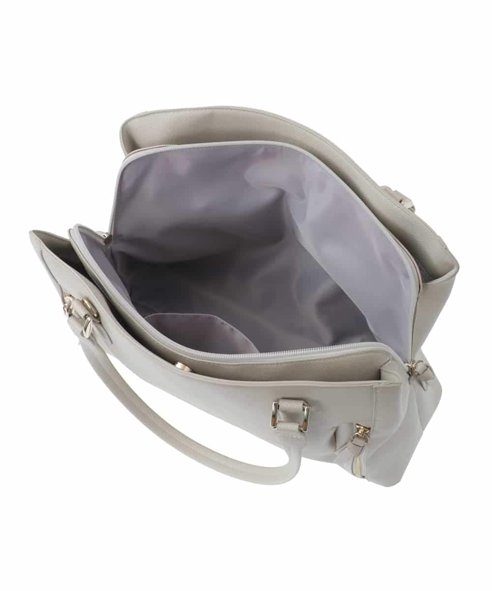 BPBGV31160 MK MICHEL KLEIN BAG(MK ミッシェルクラン バッグ) [2WAY/通勤におすすめ]サイドファスナーエレガントスクエアバッグ ラベンダー
