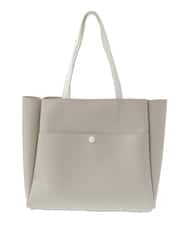 BPBGV32150 MK MICHEL KLEIN BAG(MK ミッシェルクラン バッグ) [収納力◎]ナチュラルバイカラースクエアトートバッグ グリーン