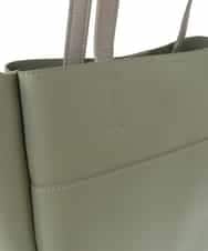 BPBGV32150 MK MICHEL KLEIN BAG(MK ミッシェルクラン バッグ) [収納力◎]ナチュラルバイカラースクエアトートバッグ グリーン