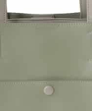 BPBGV32150 MK MICHEL KLEIN BAG(MK ミッシェルクラン バッグ) [収納力◎]ナチュラルバイカラースクエアトートバッグ グリーン