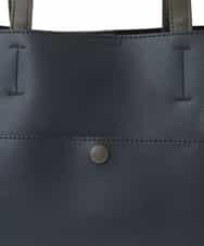 BPBGV32150 MK MICHEL KLEIN BAG(MK ミッシェルクラン バッグ) [収納力◎]ナチュラルバイカラースクエアトートバッグ グリーン