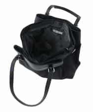 BPBGV33160 MK MICHEL KLEIN BAG(MK ミッシェルクラン バッグ) [2WAY/撥水加工]異素材切り替えベルトアクセントトートバッグ アイボリー