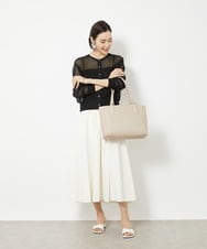 BPBGV61150 MK MICHEL KLEIN BAG(MK ミッシェルクラン バッグ) [2WAY]合成皮革スクエアトートバッグ ベージュ
