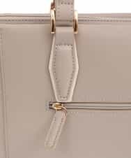 BPBGV61150 MK MICHEL KLEIN BAG(MK ミッシェルクラン バッグ) [2WAY]合成皮革スクエアトートバッグ ベージュ