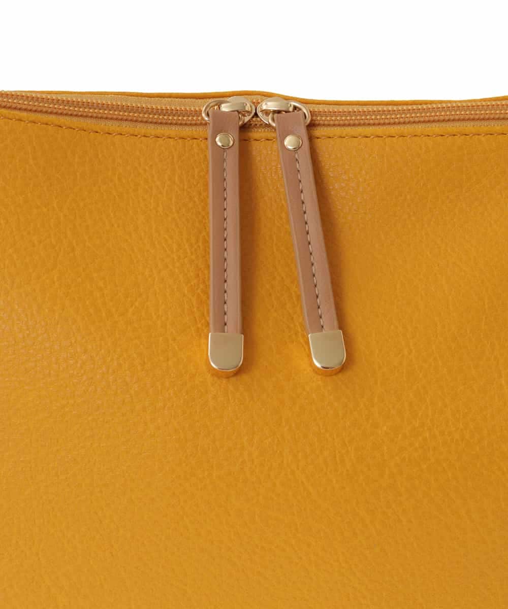 BPCAA11140 MK MICHEL KLEIN BAG(MK ミッシェルクラン バッグ) [2WAY]パンチングハンドルサイドファスナーバッグ ピンク
