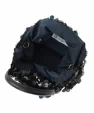 BPCAA12140 MK MICHEL KLEIN BAG(MK ミッシェルクラン バッグ) [2WAY]リングハンドルスパンコールバッグ ブラック