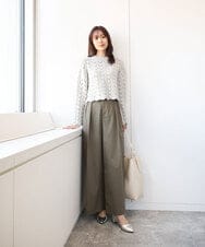 BPCAA13150 MK MICHEL KLEIN BAG(MK ミッシェルクラン バッグ) 合成皮革ワンショルダーバッグ アイボリー