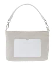 BPCAA21120 MK MICHEL KLEIN BAG(MK ミッシェルクラン バッグ) [2WAY]異素材ポケットワンハンドルバッグ レッド