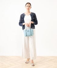 BPCAB40130 MK MICHEL KLEIN BAG(MK ミッシェルクラン バッグ) [2WAY]バイカラー軽量ミニトートバッグ ピンク