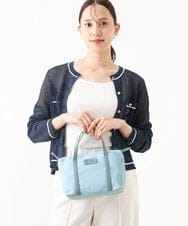 BPCAB40130 MK MICHEL KLEIN BAG(MK ミッシェルクラン バッグ) [2WAY]バイカラー軽量ミニトートバッグ ライトブルー