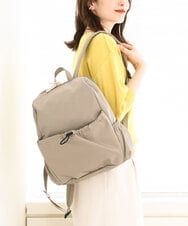 BPCAB41150 MK MICHEL KLEIN BAG(MK ミッシェルクラン バッグ) ギャザーアクセントデザインリュック ベージュ