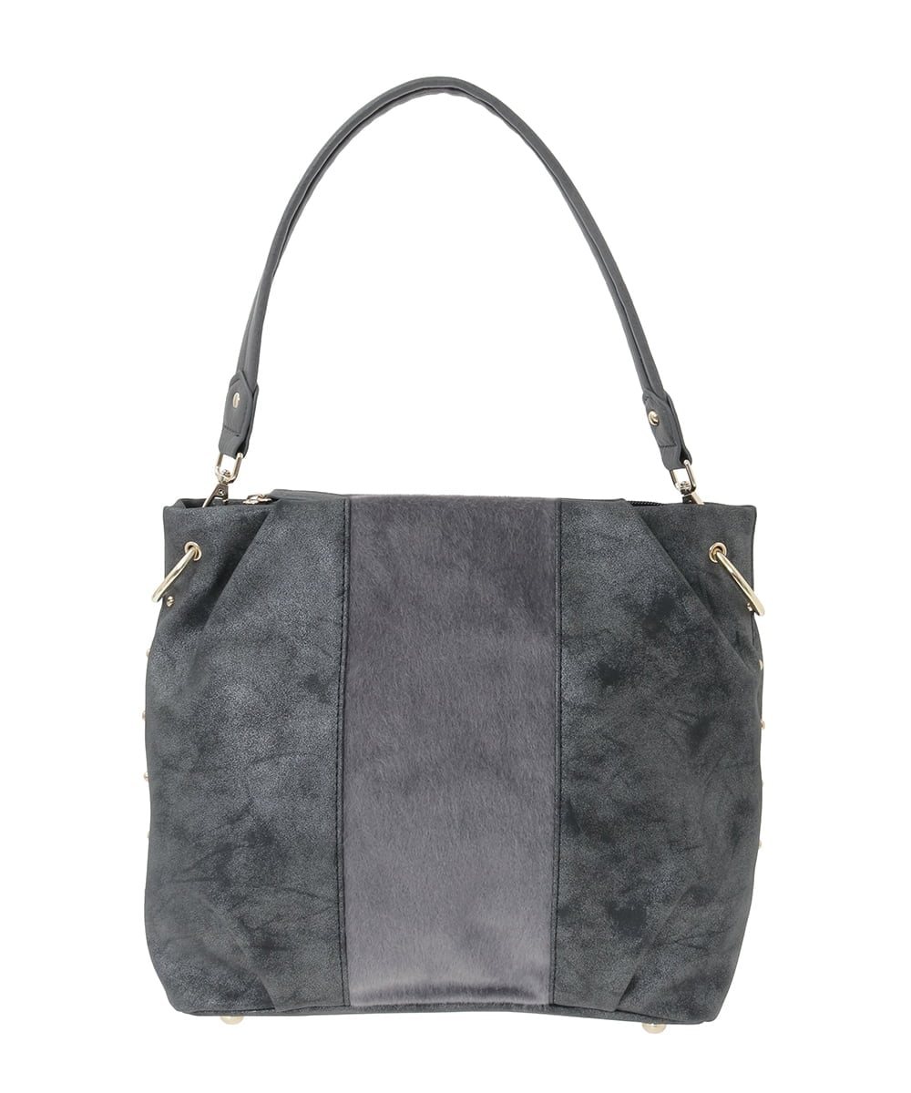 BPCAD01160 MK MICHEL KLEIN BAG(MK ミッシェルクラン バッグ) 異素材ドッキングワンハンドルバッグ ライトグレー