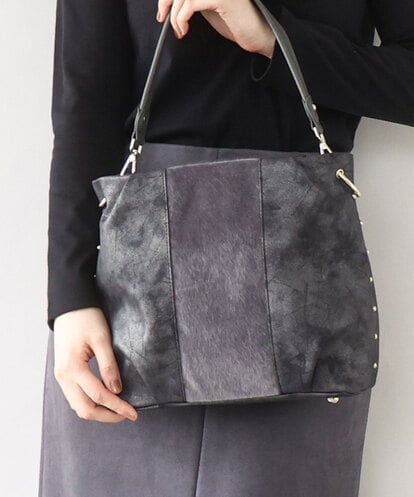 BPCAD01160 MK MICHEL KLEIN BAG 異素材ドッキングワンハンドルバッグ