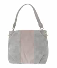 BPCAD01160 MK MICHEL KLEIN BAG(MK ミッシェルクラン バッグ) 異素材ドッキングワンハンドルバッグ ライトグレー