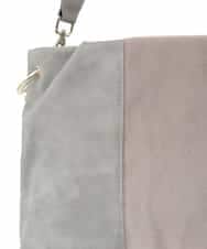 BPCAD01160 MK MICHEL KLEIN BAG(MK ミッシェルクラン バッグ) 異素材ドッキングワンハンドルバッグ ライトグレー