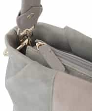 BPCAD01160 MK MICHEL KLEIN BAG(MK ミッシェルクラン バッグ) 異素材ドッキングワンハンドルバッグ ライトグレー