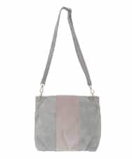 BPCAD01160 MK MICHEL KLEIN BAG(MK ミッシェルクラン バッグ) 異素材ドッキングワンハンドルバッグ ライトグレー