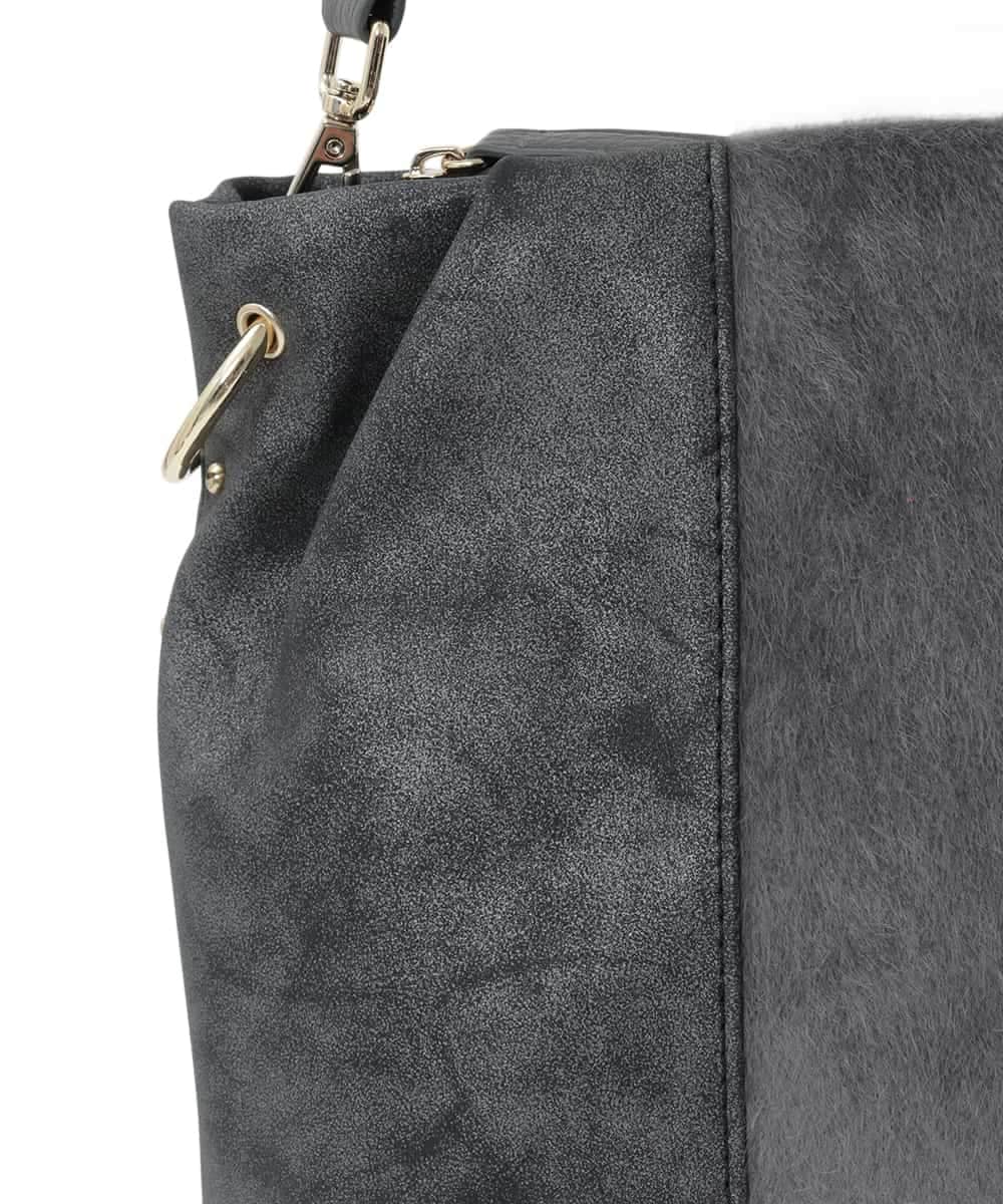 BPCAD01160 MK MICHEL KLEIN BAG(MK ミッシェルクラン バッグ) 異素材ドッキングワンハンドルバッグ ライトグレー