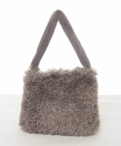BPCAD02140 MK MICHEL KLEIN BAG [2WAY]ファーショルダースクエアデザインバッグ