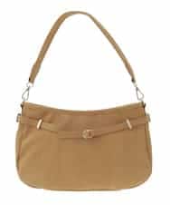 BPCAD12160 MK MICHEL KLEIN BAG(MK ミッシェルクラン バッグ) [2WAY]ベルトデザインワンハンドルバッグ マスタード