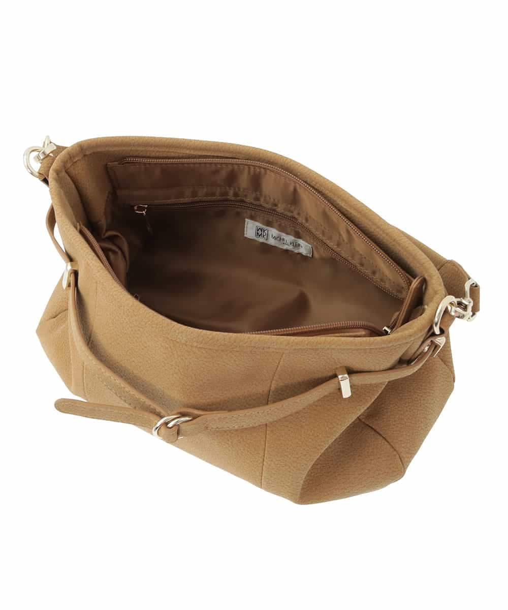 BPCAD12160 MK MICHEL KLEIN BAG(MK ミッシェルクラン バッグ) [2WAY]ベルトデザインワンハンドルバッグ マスタード