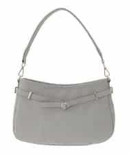 BPCAD12160 MK MICHEL KLEIN BAG(MK ミッシェルクラン バッグ) [2WAY]ベルトデザインワンハンドルバッグ グレー