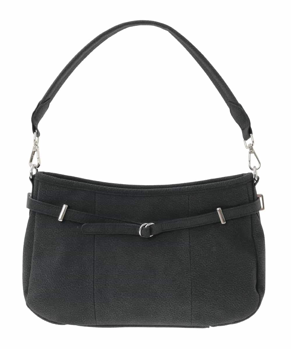 BPCAD12160 MK MICHEL KLEIN BAG(MK ミッシェルクラン バッグ) [2WAY]ベルトデザインワンハンドルバッグ ブラック