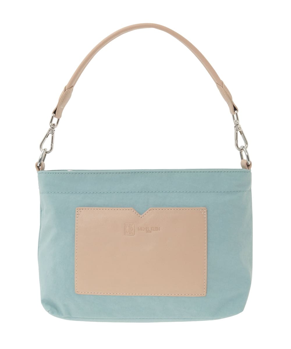 BPCAD21120 MK MICHEL KLEIN BAG(MK ミッシェルクラン バッグ) [2WAY]異素材ポケットコンパクトデザインバッグ ベージュ