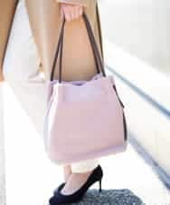 BPCAE01120 MK MICHEL KLEIN BAG(MK ミッシェルクラン バッグ) エコファートートバッグ ピンク