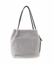 BPCAE01120 MK MICHEL KLEIN BAG(MK ミッシェルクラン バッグ) エコファートートバッグ グレー