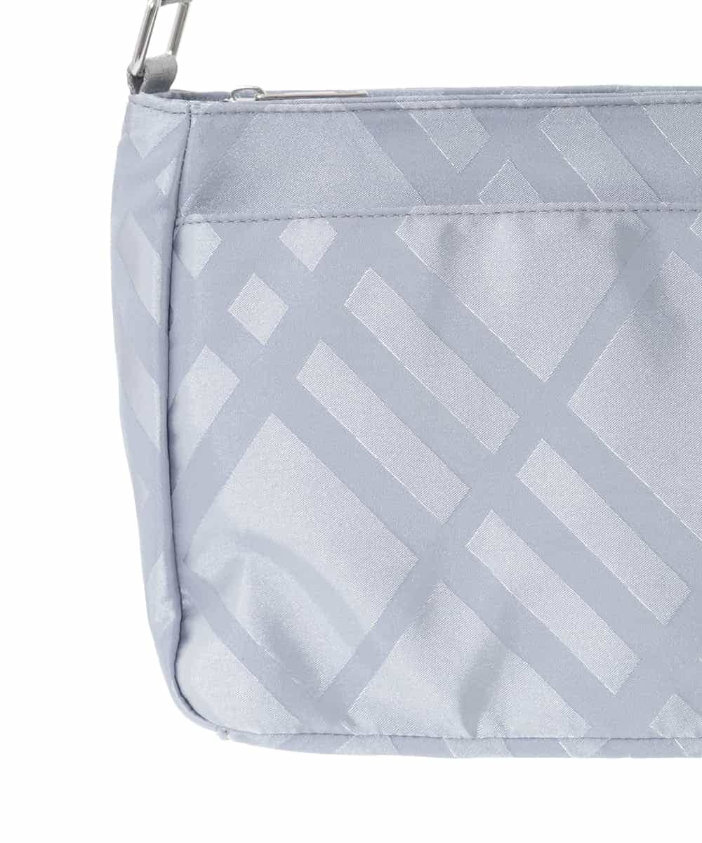 BPCAE40130 MK MICHEL KLEIN BAG(MK ミッシェルクラン バッグ) チェック柄コンパクトショルダーバッグ ネイビー