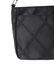 BPCAE40130 MK MICHEL KLEIN BAG(MK ミッシェルクラン バッグ) チェック柄コンパクトショルダーバッグ ネイビー