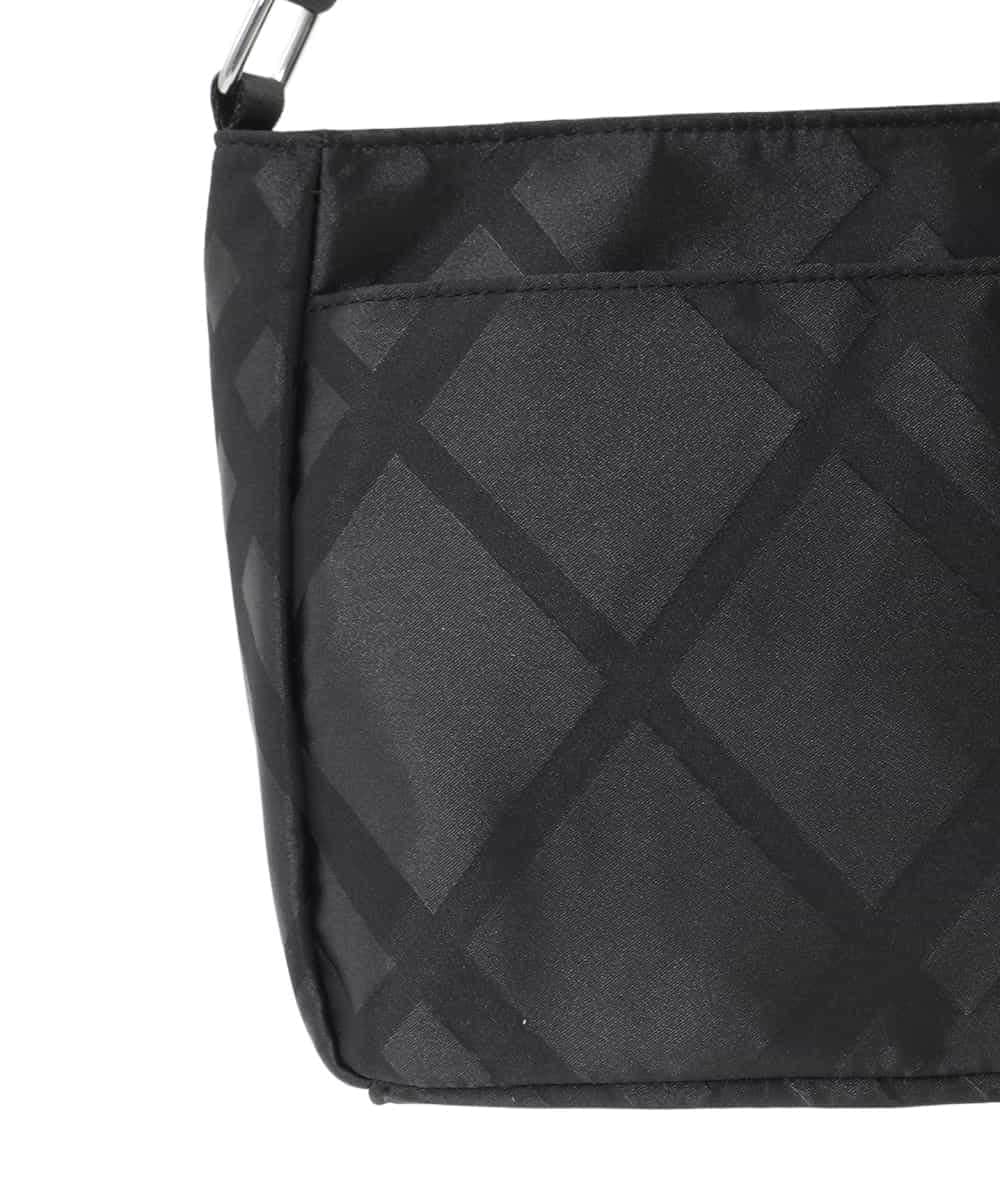 BPCAE40130 MK MICHEL KLEIN BAG(MK ミッシェルクラン バッグ) チェック柄コンパクトショルダーバッグ ネイビー