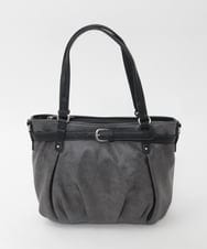 BPCAG80170 MK MICHEL KLEIN BAG(MK ミッシェルクラン バッグ) [2WAY]フロントベルトタックデザイントートバッグ イエロー