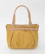 BPCAG80170 MK MICHEL KLEIN BAG(MK ミッシェルクラン バッグ) [2WAY]フロントベルトタックデザイントートバッグ イエロー